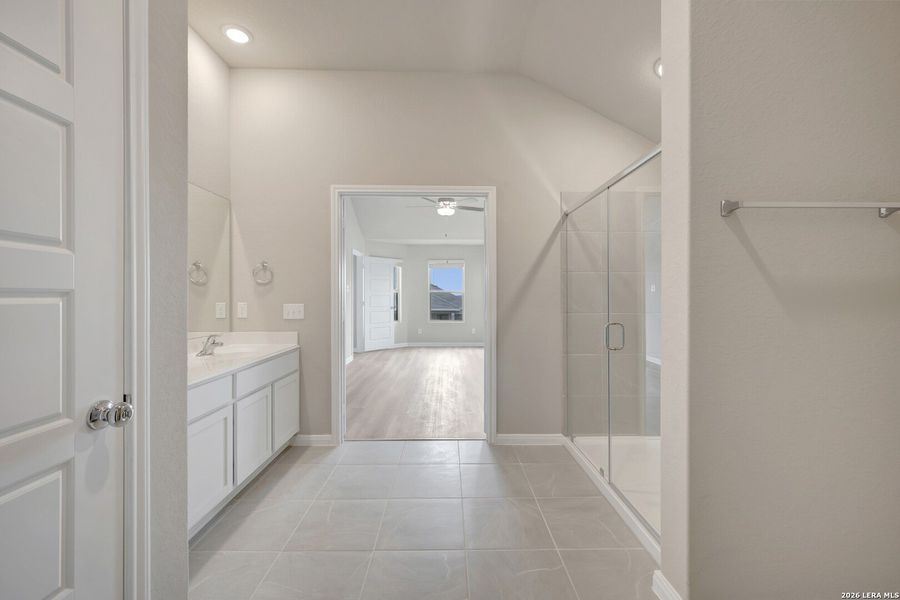 Furnished interior view inside a new home in Greenspoint Heights, Seguin (Image 12).