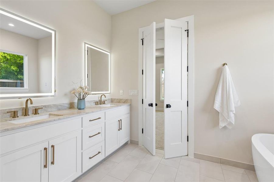 Furnished interior view inside a new home in , Sherman (Image 18).