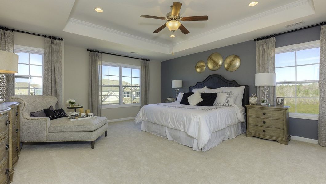 Representative furnished interior of a home built from the Verwood by D.R. Horton in Chumley Estates, Reidville (Image 31).