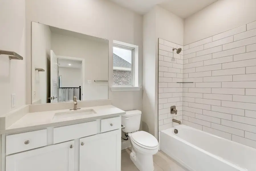 Furnished interior view inside a new home in Spiritas Ranch, Little Elm (Image 12).