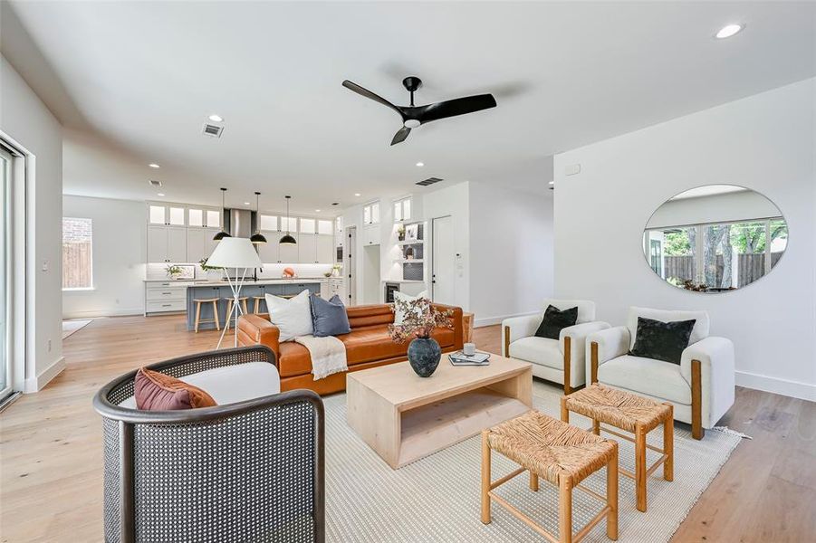 Furnished interior view inside a new home in , Dallas (Image 13).