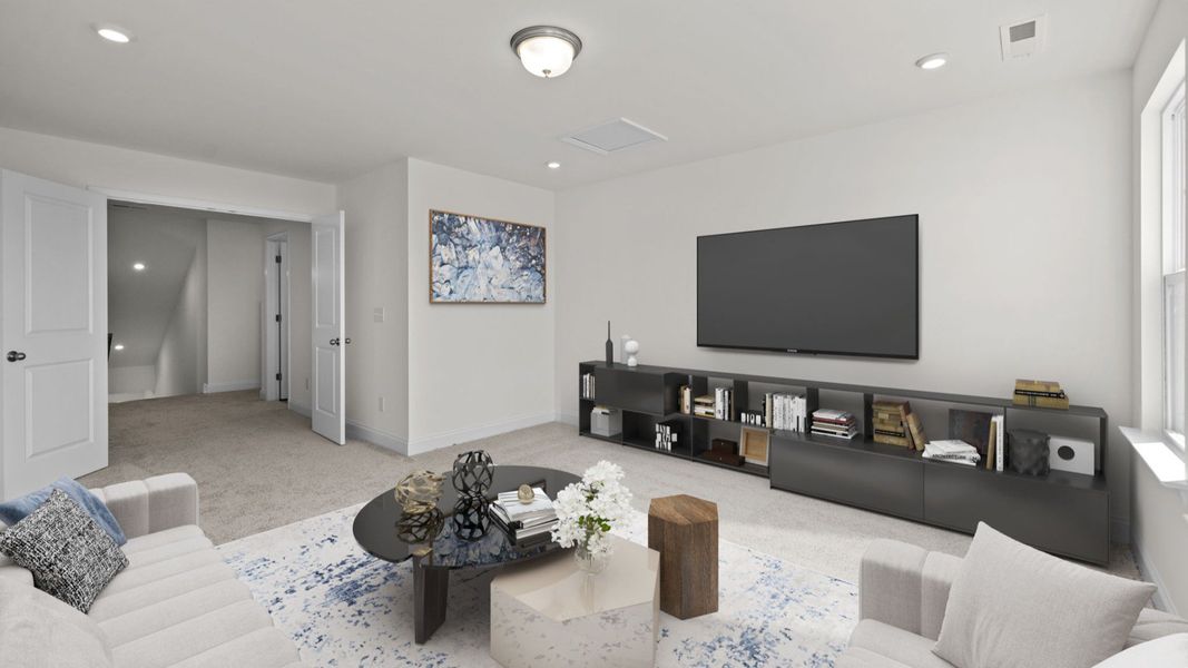 Optional Multi-Use bonus room in the Fairfield Design by DRB Homes in Mooresville, NC Optional Multi-Use bonus room in the Fairfield Design by DRB Homes in Mooresville, NC