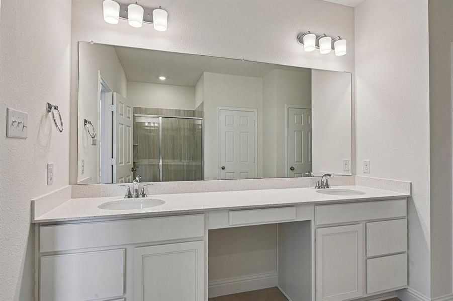 Furnished interior view inside a new home in The Preserve Estates, Justin (Image 7).