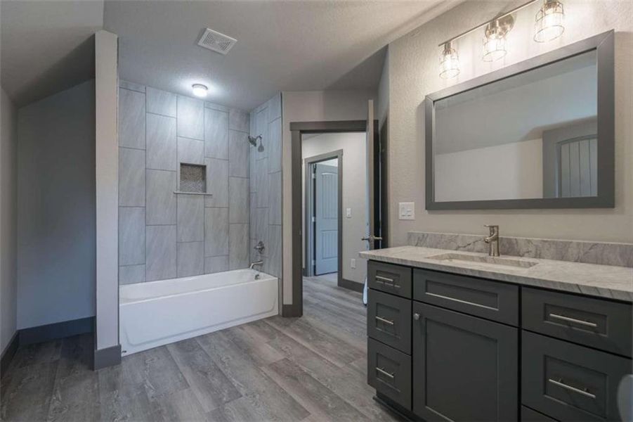 Furnished interior view inside a new home in , Talking Rock (Image 9).
