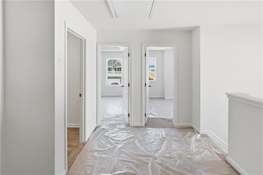 In-progress construction of a new home in Creekside Landing, Dallas, GA (Image 36).