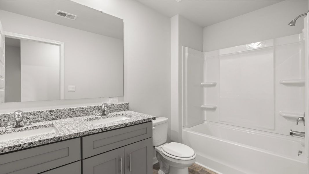 Furnished interior view inside a new home in Southwind Village, Evans (Image 14).