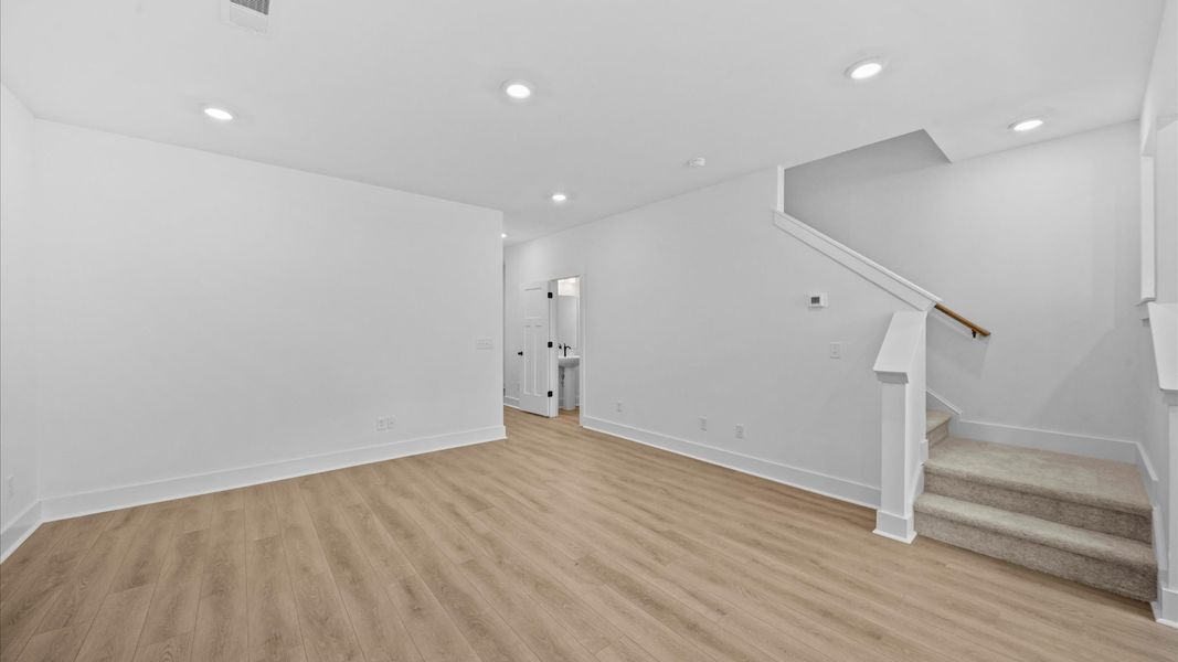 Furnished interior view inside a new home in Hickory Heights, Greenville (Image 7). Furnished interior view inside a new home in Hickory Heights, Greenville (Image 7).