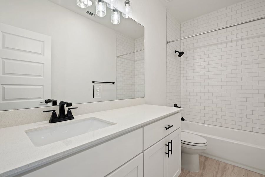 Furnished interior view inside a new home in Park Collection At Park Central, Georgetown (Image 16). Furnished interior view inside a new home in Park Collection At Park Central, Georgetown (Image 16).