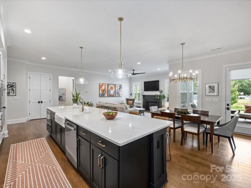 Kitchen and Dining Space