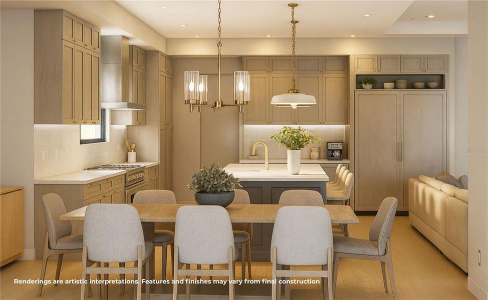 Furnished interior view inside a new home in , Winter Park (Image 6). Furnished interior view inside a new home in , Winter Park (Image 6).