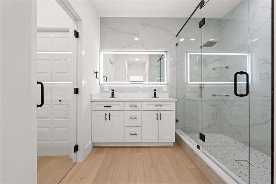 Furnished interior view inside a new home in , New Port Richey (Image 7).