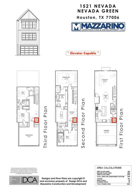 Please be aware that these plans are the property of the architect/builder designer that designed them not DUX Realty, Mazzarino Construction or 1523 NEVADA LLC. Please be aware that these plans are the property of the architect and are protected from reproduction and sharing under copyright law. These drawing are for general information only. Measurements, square footages and features are for illustrative marketing purposes. All information should be independently verified.
