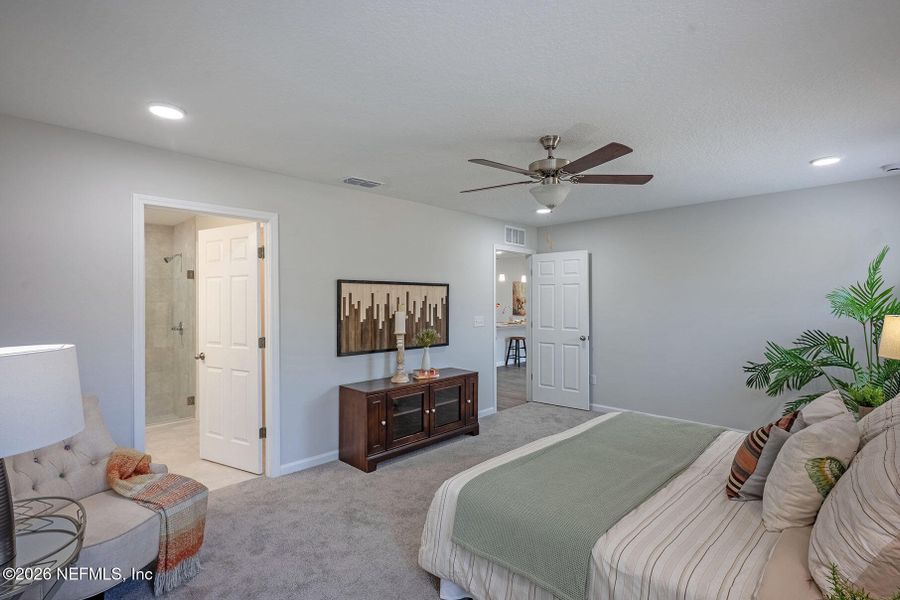 Furnished interior view inside a new home in , Jacksonville (Image 7).