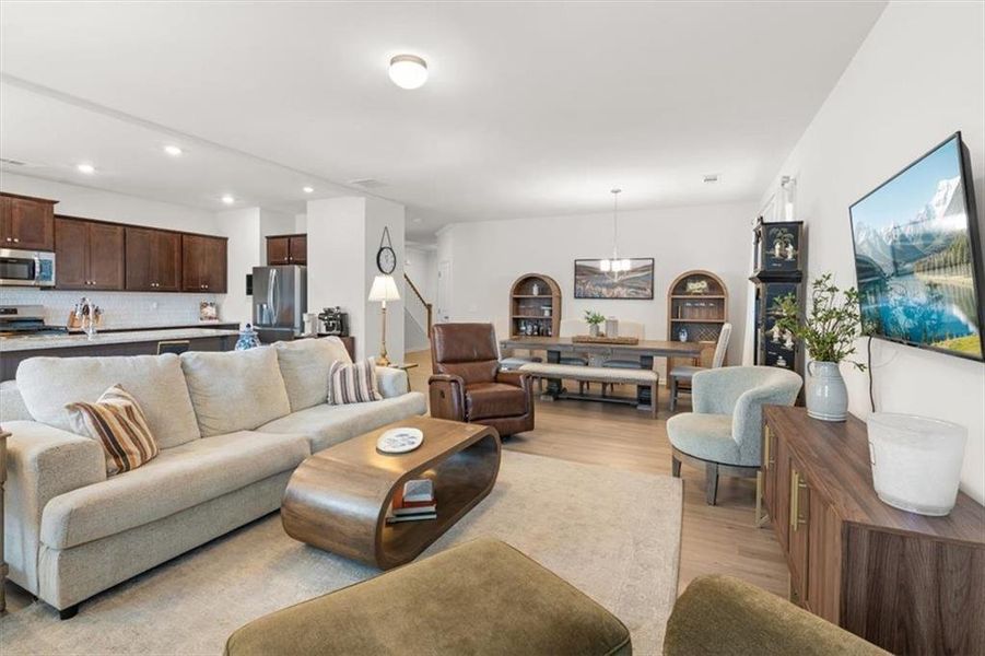 Furnished interior view inside a new home in , Dawsonville (Image 13).