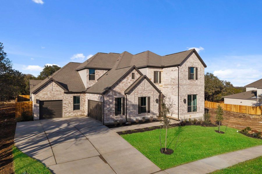 1105 Twisted Tarpley Lane - Hallsburg A2 Elevation