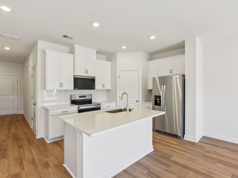Furnished interior view inside a new home in Galloway Ridge, Charlotte (Image 3).