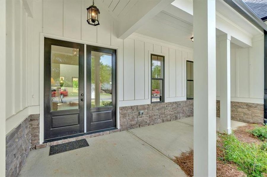 Exterior details and patio area of a home in , Cartersville (Image 27).