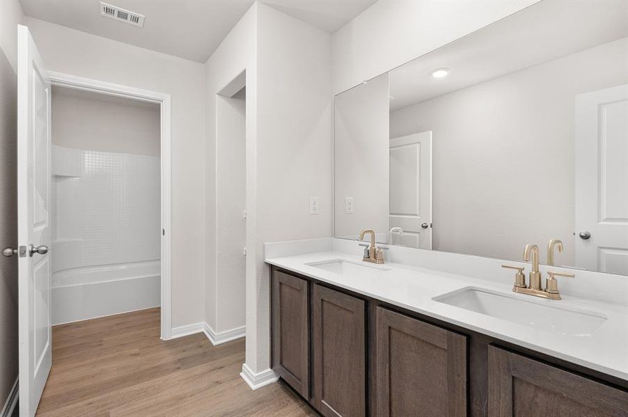 Furnished interior view inside a new home in Creekside Estates, Terrell (Image 2).