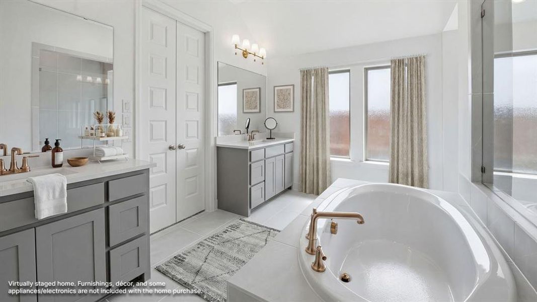 Furnished interior view inside a new home in Cambridge Crossing, Celina (Image 13). Furnished interior view inside a new home in Cambridge Crossing, Celina (Image 13).