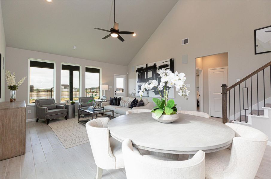 Furnished interior view inside a new home in , Conroe (Image 24).