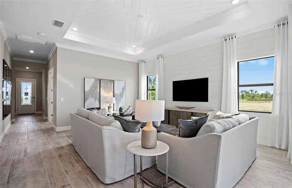 Furnished interior view inside a new home in Talon Preserve on Palmer Ranch, Nokomis (Image 6).