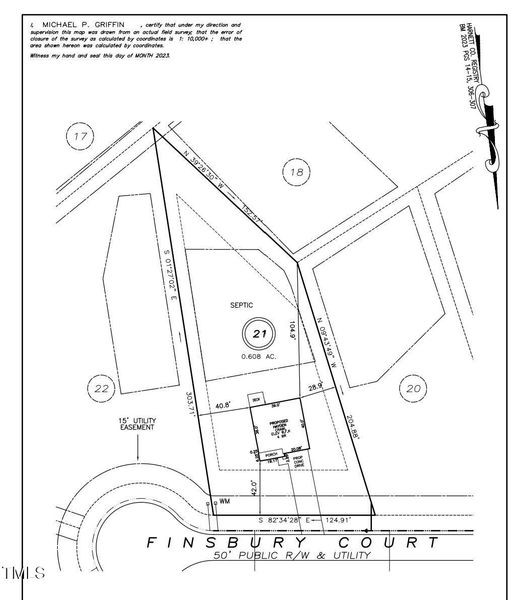 lot 21 - plot plan