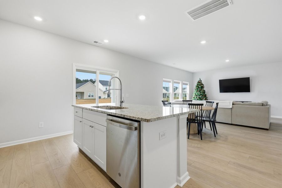 Furnished interior view inside a new home in Sweetgrass at Summers Corner: Carolina Collection, Summerville (Image 9).