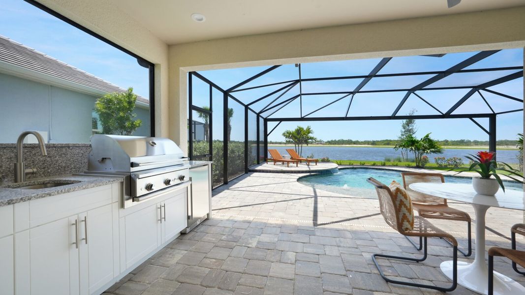 Representative exterior details of a home built from the Artistry by Neal Communities in Grand Park, Sarasota (Image 4).