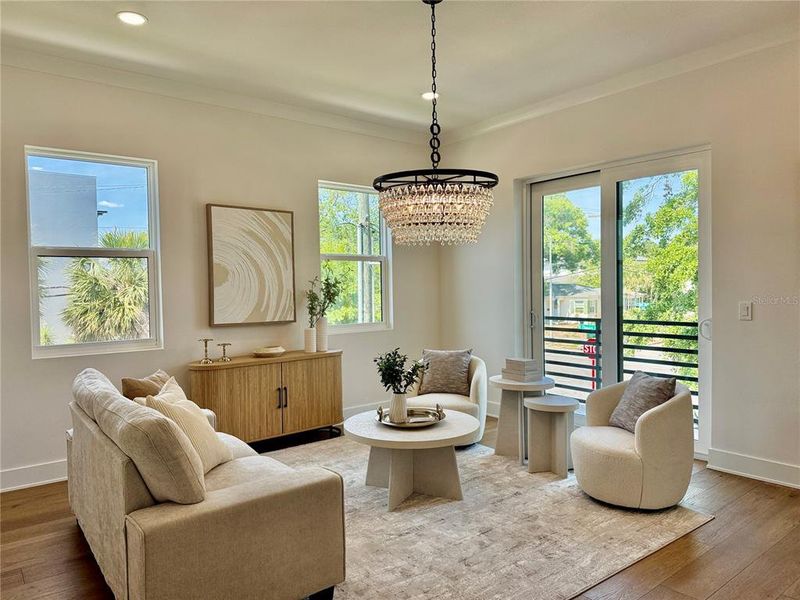 Furnished interior view inside a new home in , Tampa (Image 26).