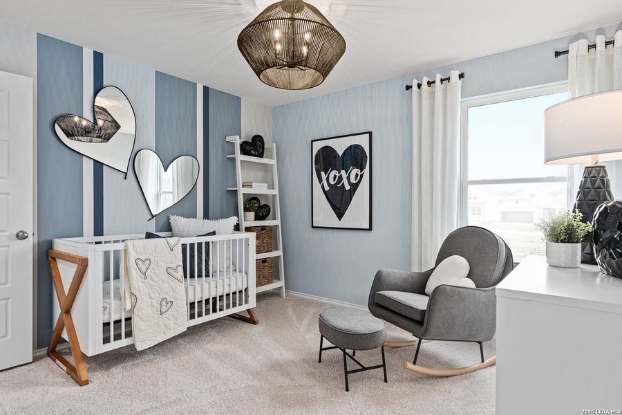 Furnished interior view inside a new home in Meadows at Clear Springs, New Braunfels (Image 20).