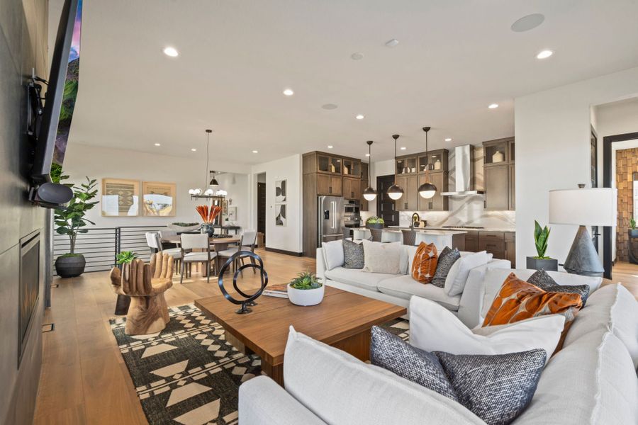 Representative furnished interior of a home built from the 1 by Trumark Homes in Festival at RainDance, Windsor (Image 15).