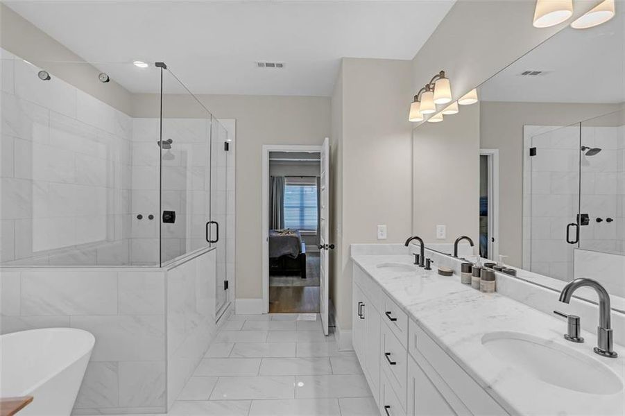 Furnished interior view inside a new home in , McDonough (Image 36).