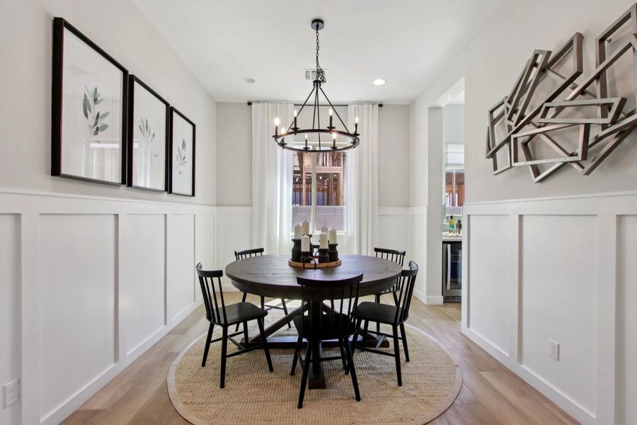 Dining room with pass through to butler's pantry