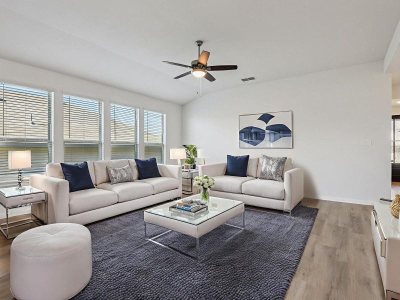 Photo is not of the actual home, but is an inspirational photo of builder’s model home and may depict options, furnishings, and/or decorator features that are not included