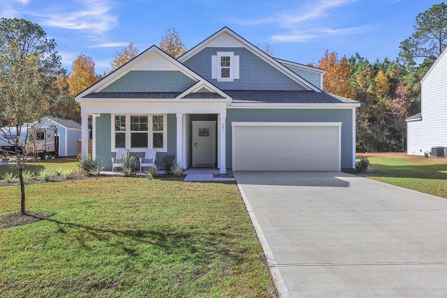 Front exterior of a new home in , Yemassee, SC, highlighting curb appeal (Image 23). Front exterior of a new home in , Yemassee, SC, highlighting curb appeal (Image 23).