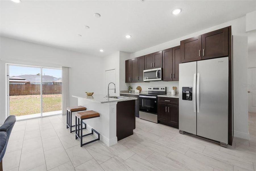 Furnished interior view inside a new home in , Ocala (Image 17).