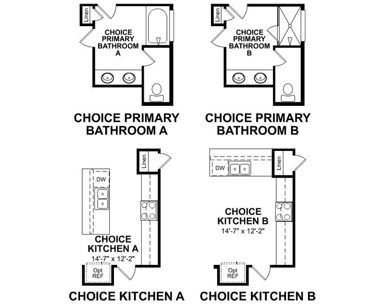 2D floor plan layout for the Daisy by Beazer Homes in Somerset: Essentials Collection, Myrtle Beach, SC (Image 5).