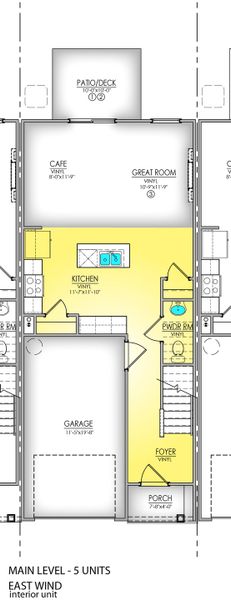 Main Level - 4 Units