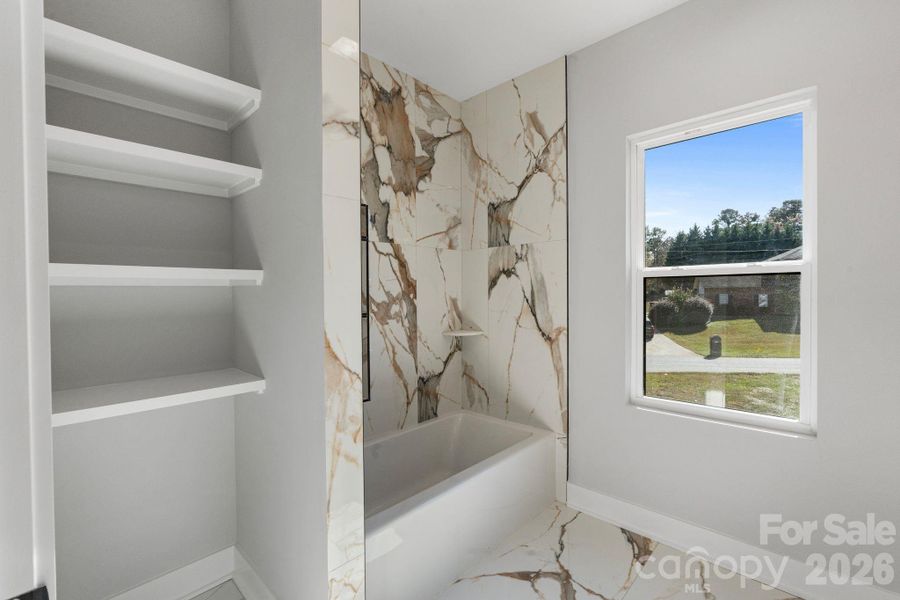 Furnished interior view inside a new home in , Hickory (Image 9).