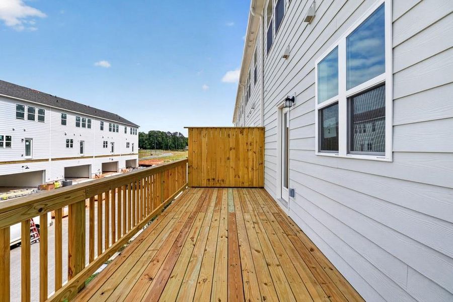 Exterior details and patio area of a home in Chandler Run, Tucker (Image 3). Exterior details and patio area of a home in Chandler Run, Tucker (Image 3).