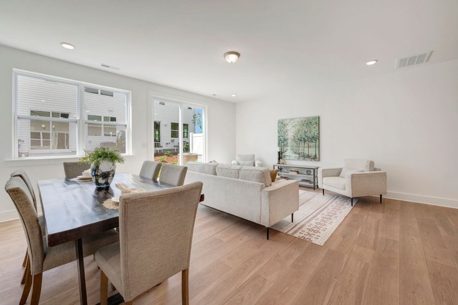 Furnished interior view inside a new home in Powell, Angier (Image 9).