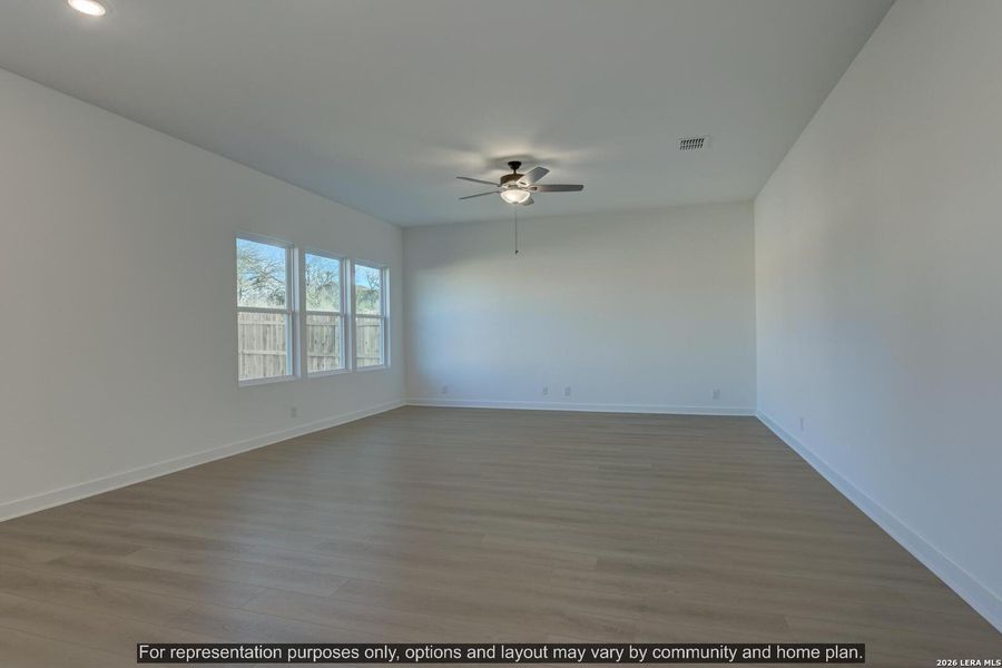 Spacious, unfurnished interior of a new home in Arcadia Ridge, San Antonio (Image 12).