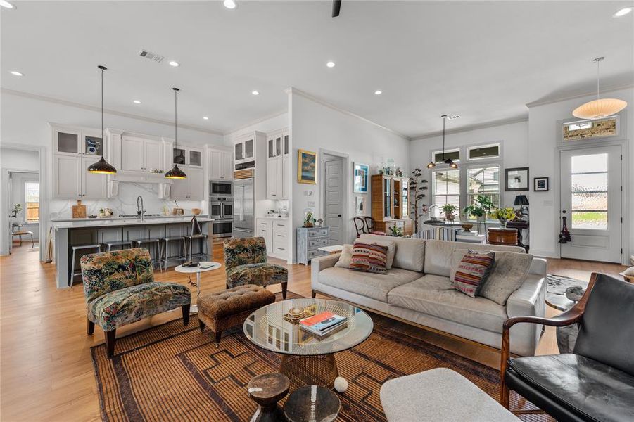 Furnished interior view inside a new home in , Woodway (Image 24).