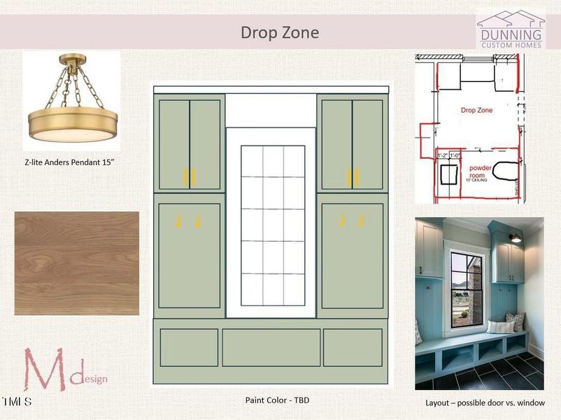 25 - Drop Zone mood board