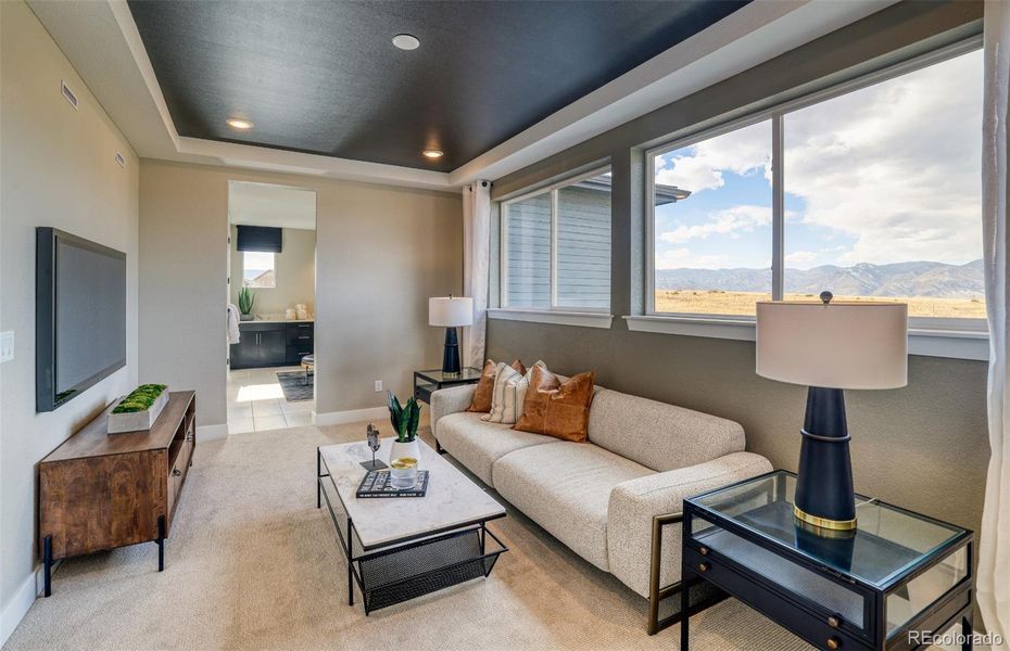 Furnished interior view inside a new home in Sterling Ranch, Littleton (Image 7). Furnished interior view inside a new home in Sterling Ranch, Littleton (Image 7).