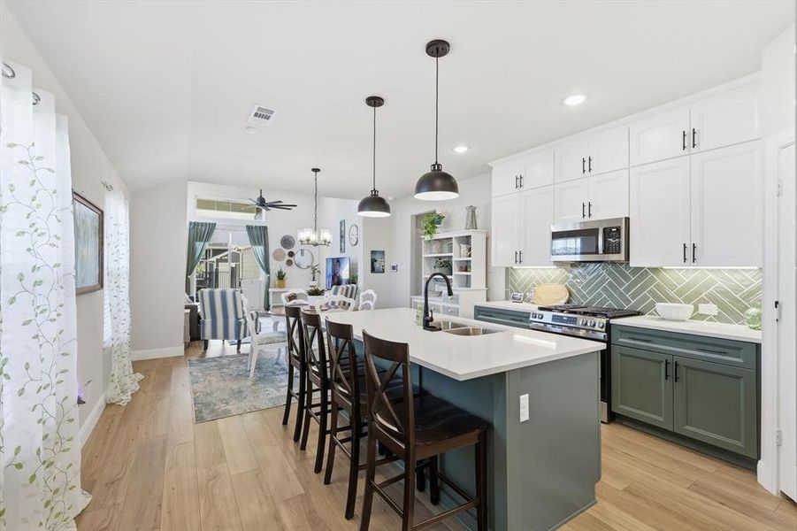 Furnished interior view inside a new home in , Midlothian (Image 13).