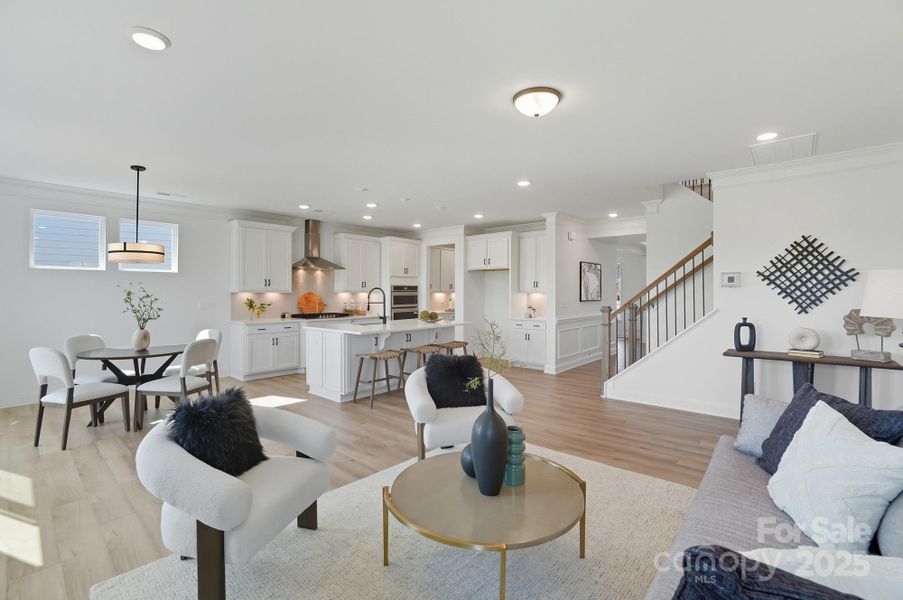 Furnished interior view inside a new home in Summerlin, Mooresville (Image 37). Furnished interior view inside a new home in Summerlin, Mooresville (Image 37).