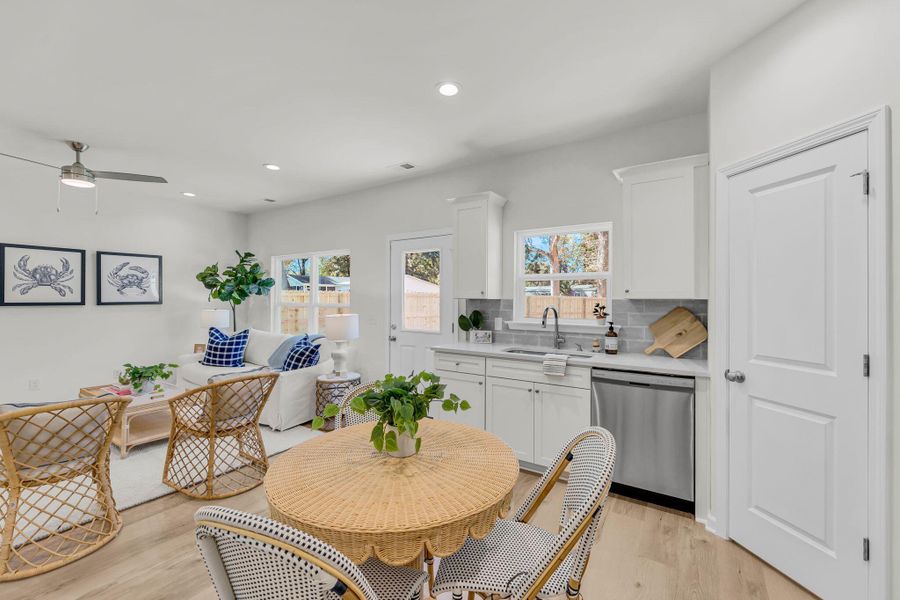 Furnished interior view inside a new home in , Charleston (Image 8).