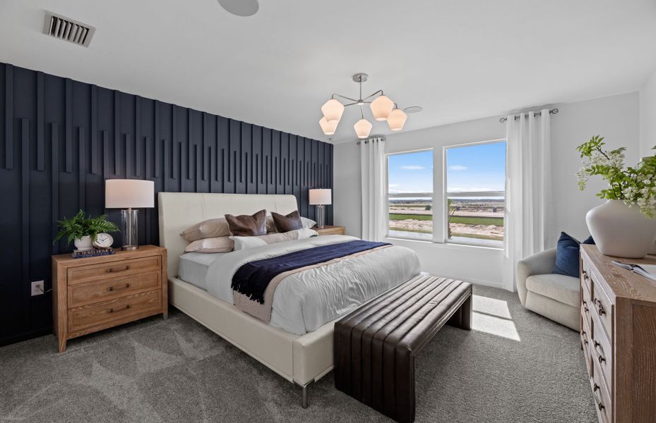 Furnished interior view inside a new home in Oakfield Trails, Parrish (Image 5).