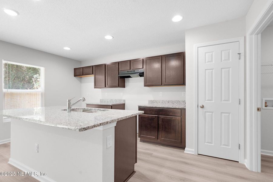 Furnished interior view inside a new home in , Jacksonville (Image 5). Furnished interior view inside a new home in , Jacksonville (Image 5).